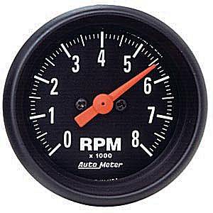 Auto Meter - Auto Meter Z-Series 2 1/16- In-Dash Tachometer - 8000 RPM
