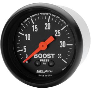 Auto Meter - Auto Meter Z-Series 2 1/16- Mechanical Boost - 0-35 PSI