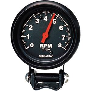 Auto Meter - Auto Meter Z-Series 2 5/8- Pedestal Mount Tachometer - 8000 RPM