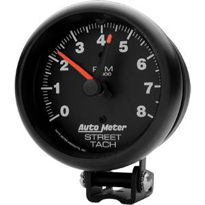 Auto Meter - Auto Meter Z-Series 3 3/4- Pedestal Mount Tachometer - 8000 RPM