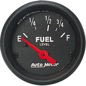 Auto Meter - Auto Meter Z -Series 2 1/16 - Short Sweep Electric Fuel Level - 0?s Empty / 90?s Full