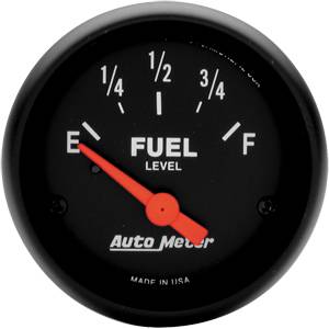 Auto Meter - Auto Meter Z -Series 2 1/16 - Short Sweep Electric Fuel Level - 0?s Empty / 30?s Full