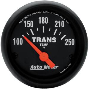 Auto Meter - Auto Meter Z-Series 2 1/16 - Short Sweep Electric Trans Temperature - 100 - 250 deg. F