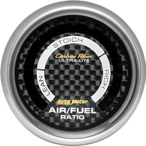 Auto Meter - Auto Meter Auto Meter Carbon Fiber 2 1/16" Digital Air / Fuel Ratio - Lean - Rich -