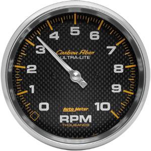 Auto Meter - Auto Meter Carbon Fiber 5- In-Dash Tachometer- 10000 RPM