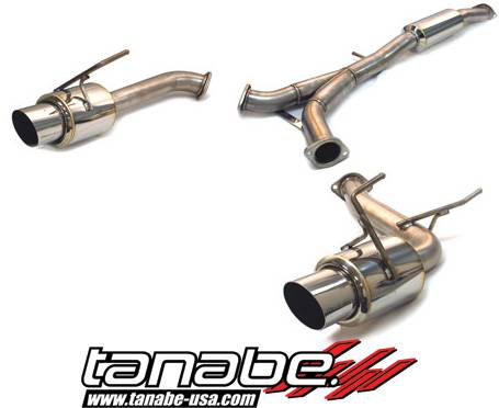 Tanabe - 2003-2006 Nissan 350Z Tanabe Concept G Dual Muffler Catback Exhaust
