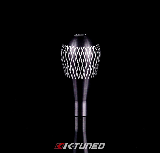 K-Tuned - Honda and Acura K-Tuned Lagrima Shift Knob - Aluminum / Black