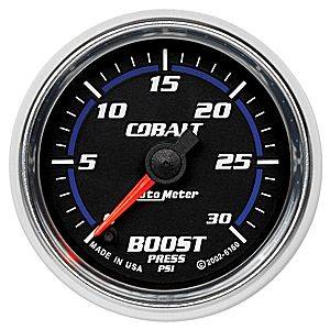 Auto Meter - Auto Meter Cobalt 2 1/16- Full Sweep Electric Boost - 0 - 30 PSI
