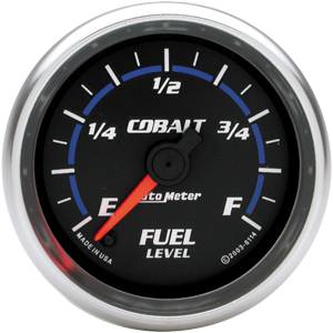 Auto Meter - Auto Meter Cobalt 2 1/16 - Full Sweep Electric Fuel Level - 0 -280 ohm Adjustable Scale