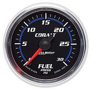 Auto Meter - Auto Meter Cobalt 2 1/16- Full Sweep Electric Fuel Pressure - 0 - 30 PSI