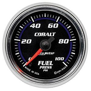 Auto Meter - Auto Meter Cobalt 2 1/16- Full Sweep Electric Fuel Pressure - 0 - 100 PSI
