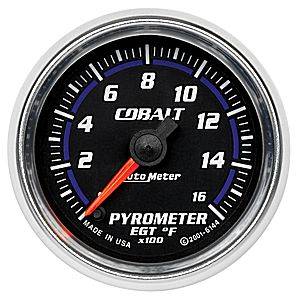 Auto Meter - Auto Meter Cobalt 2 1/16- Full Sweep Electric Pyrometer - 0 - 1600 deg. F
