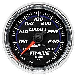 Auto Meter - Auto Meter Cobalt 2 1/16- Full Sweep Electric Trans Temperature - 100 - 260 deg. F