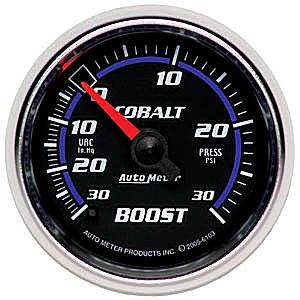Auto Meter - Auto Meter Cobalt 2 1/16- Mechanical Vacuum / Boost - 30 In. Hg/30 psi