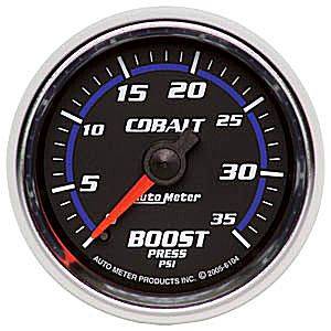Auto Meter - Auto Meter Cobalt 2 1/16 - Mechanical Boost - 0-35 psi