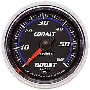 Auto Meter - Auto Meter Cobalt 2 1/16 - Mechanical Boost - 0-60 psi