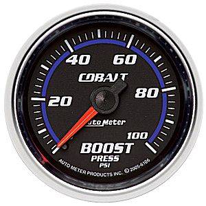 Auto Meter - Auto Meter Cobalt 2 1/16- Mechanical Boost - 0-100 psi-