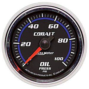 Auto Meter - Auto Meter Cobalt 2 1/16- Mechanical Oil Pressure - 0-100 psi