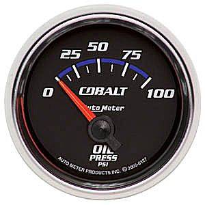 Auto Meter - Auto Meter Cobalt 2 1/16 - Short Sweep Electric Oil Pressure - 0-100 psi
