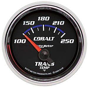 Auto Meter - Auto Meter Cobalt 2 1/16- Short Sweep Electric Trans Temperature - 100-250 deg. F