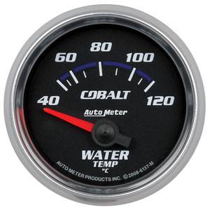 Auto Meter - Auto Meter Cobalt 2 1/16" Short Sweep Electric Water Temperature - 40-120ºC