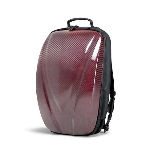 Seibon - Seibon Carbon Fiber Hard Shell Backpack - Red