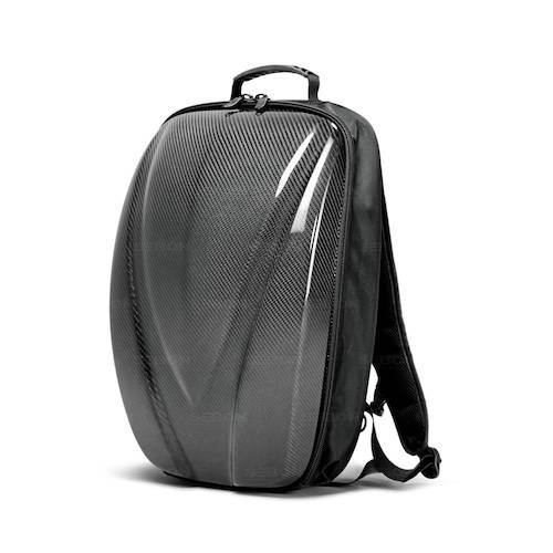 Seibon - Seibon Carbon Fiber Hard Shell Backpack - Black