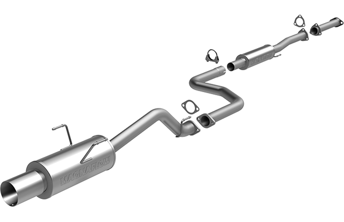 Magnaflow - 1992-1995 Honda Civic 2/4dr MagnaFlow Stainless Cat-Back Exhaust System