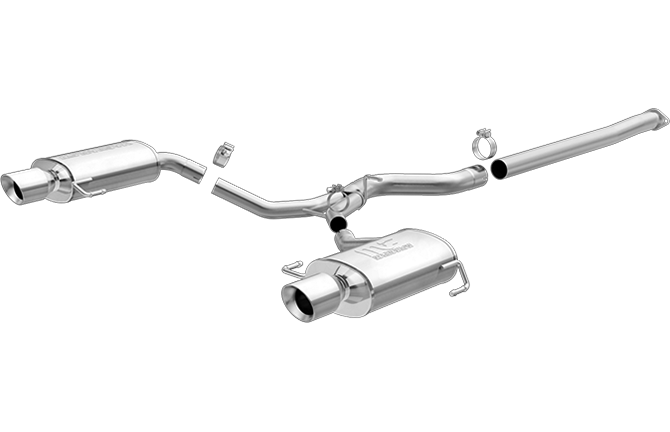 Magnaflow - 2004-2009 Subaru Legacy GT MagnaFlow Stainless Cat-Back Exhaust System - 3' Tubing