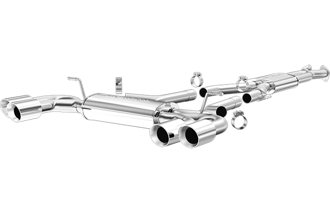Magnaflow - 2010-2012 Hyundai Genesis V6 Coupe MagnaFlow Stainless Cat-Back Exhaust System