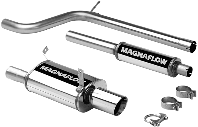 Magnaflow - 2006 Mitsubishi Eclipse 4cyl MagnaFlow Stainless Cat-Back Exhaust System