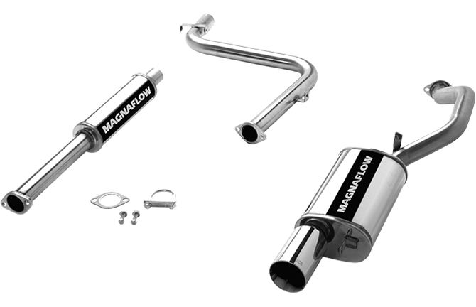 Magnaflow - 2000-2005 Mitsubishi Eclipse MagnaFlow Stainless Cat-Back Exhaust System