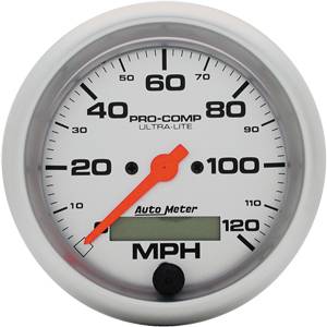 Auto Meter - Auto Meter Ultra-Lite 3 3/8- In-Dash Speedometer - 120 MPH-