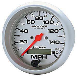 Auto Meter - Auto Meter Ultra-Lite 3 3/8- In-Dash Speedometer - 160 MPH