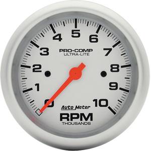 Auto Meter - Auto Meter Ultra-Lite 3 3/8- In-Dash Tachometer - 10000 RPM