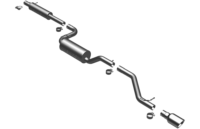 Magnaflow - 2007-2009 Mazda 3 MagnaFlow Stainless Cat-Back Exhaust System