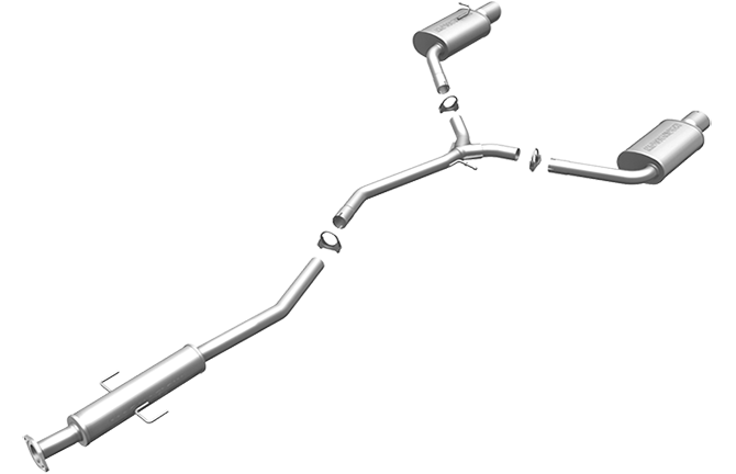 Magnaflow - 2003-2006 Mazda 6 2.3L MagnaFlow Stainless Cat-Back Exhaust System