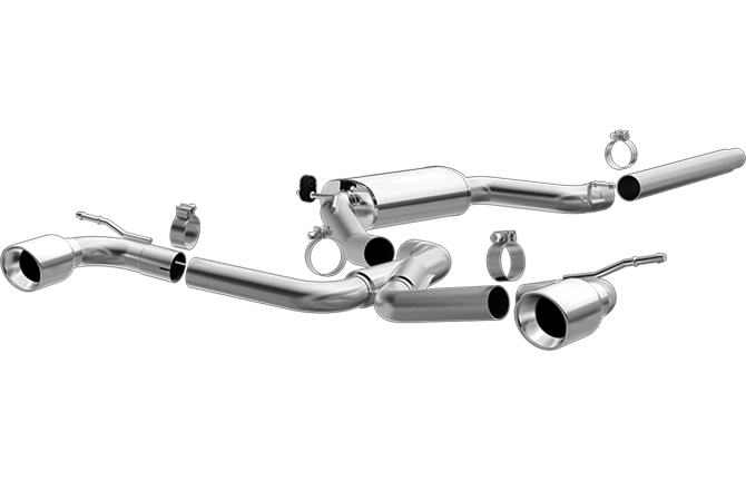 Magnaflow - 2015  Volkswagen Golf GTI MagnaFlow Touring Series Stainless Cat-Back Exhaust System