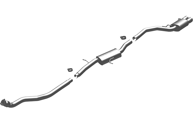 Magnaflow - 2009-2015 Audi A4 2.0T Quattro MagnaFlow Sport Series Stainless Cat-Back Exhaust System