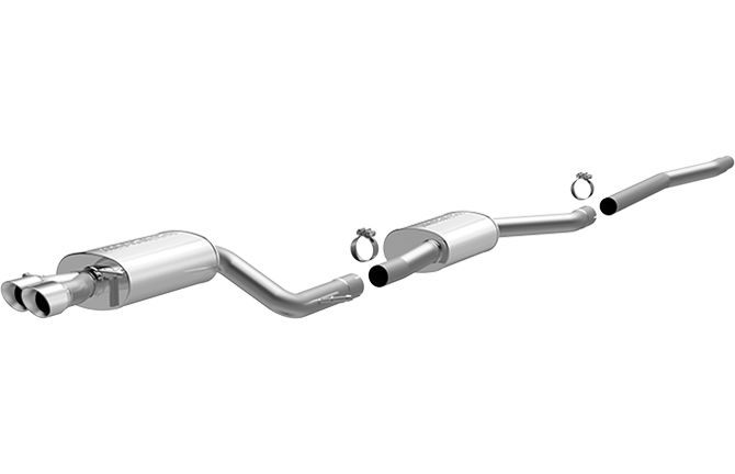 Magnaflow - 1998-2001 Audi A4 1.8T Quattro MagnaFlow Touring Series Stainless Cat-Back Exhaust System