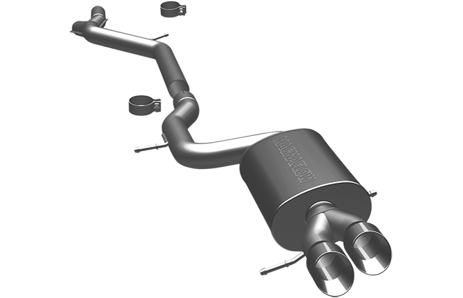 Magnaflow - 2000-2002 Audi S4 MagnaFlow Touring Series Stainless Cat-Back Exhaust System