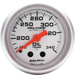 Auto Meter - Auto Meter Ultra-Lite 2 1/16- Mechanical Oil Tank Temperature - 140 - 340 deg. F