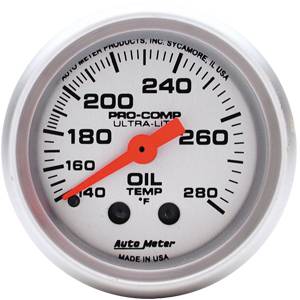 Auto Meter - Auto Meter Ultra-Lite 2 1/16- Mechanical Oil Temperature - 140 - 280 deg. F
