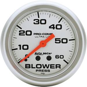 Auto Meter - Auto Meter Ultra-Lite 2 5/8- Mechanical Blower Pressure - 0- 60 PSI-