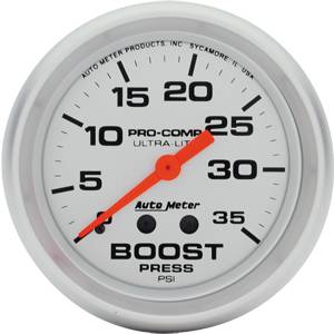 Auto Meter - Auto Meter Ultra-Lite 2 5/8- Mechanical Boost - 35 PSI-