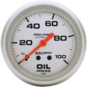 Auto Meter - Auto Meter Ultra-Lite 2 5/8- Mechanical Oil Pressure- 0-100 PSI