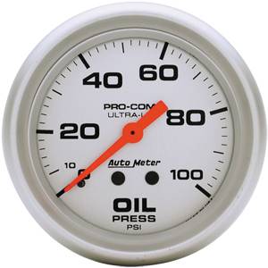 Auto Meter - Auto Meter Ultra-Lite 2 5/8- Mechanical Oil Pressure- 0-100 PSI