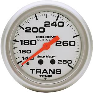 Auto Meter - Auto Meter Ultra-Lite 2 5/8- Mechanical Trans Temperature - 140 - 280 deg. F-