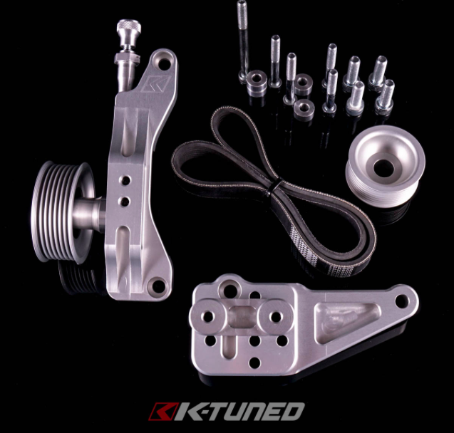 K-Tuned - Honda/Acura K-Series K-Tuned K-Series Alternator Water Plate Kit w/Race Water Plate