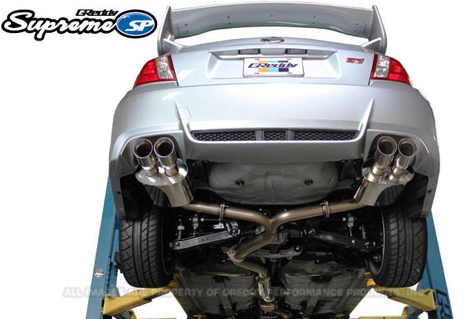Greddy - 2011-2014 Subaru WRX and STI Sedan Greddy Supreme SP Cat-Back Exhaust